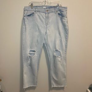 Light Denim Boyfriend Jeans